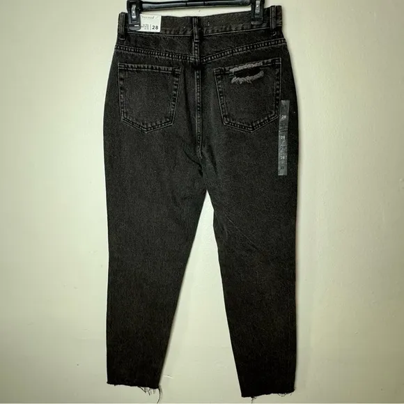 PacSun Eco Black Distressed Ultra High Waisted Slim Fit Jeans