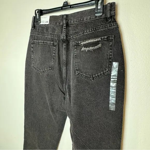 PacSun Eco Black Distressed Ultra High Waisted Slim Fit Jeans