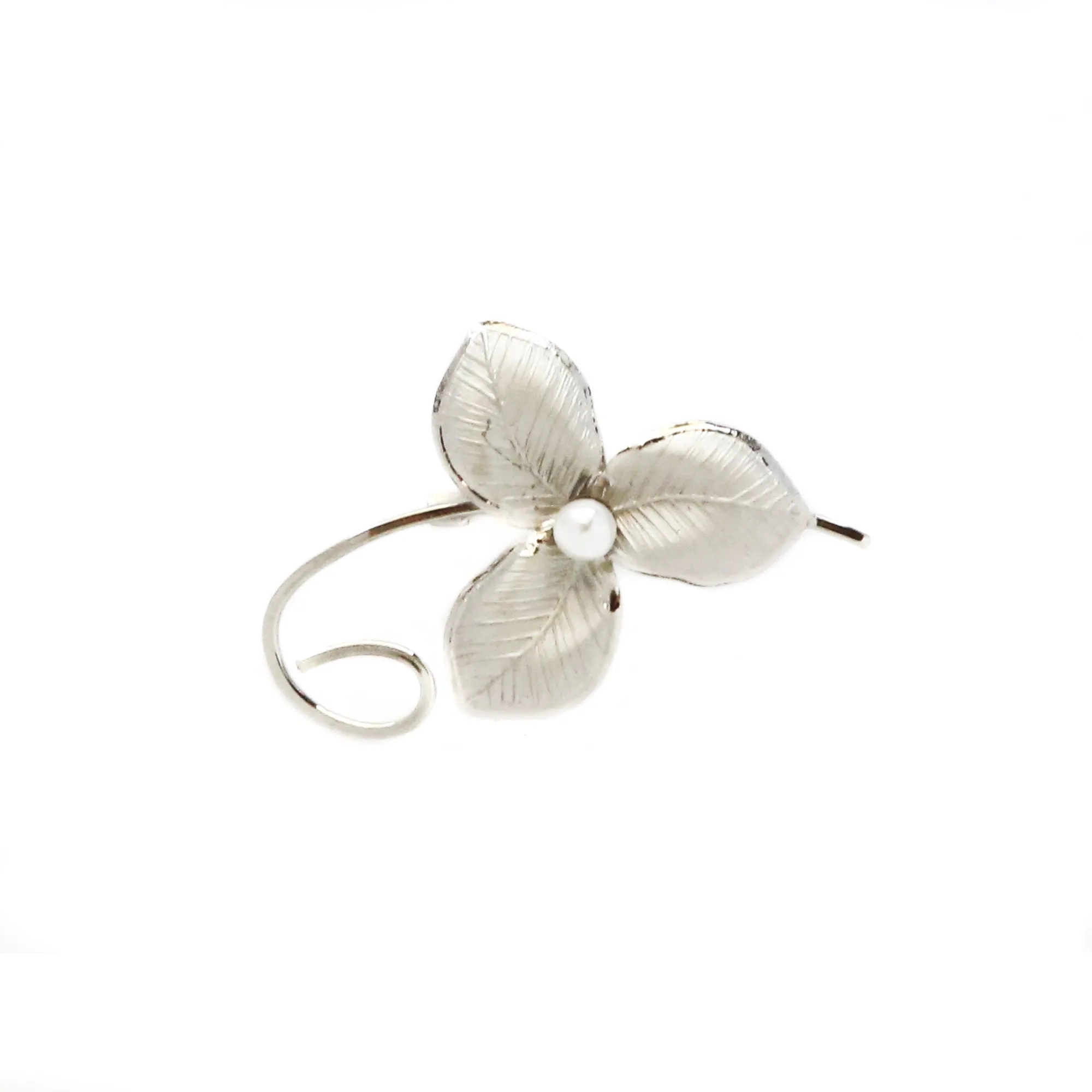 Pearl Trillium Brooch