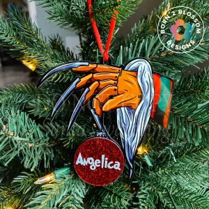 Personalized Freddy/Grinch Ornament