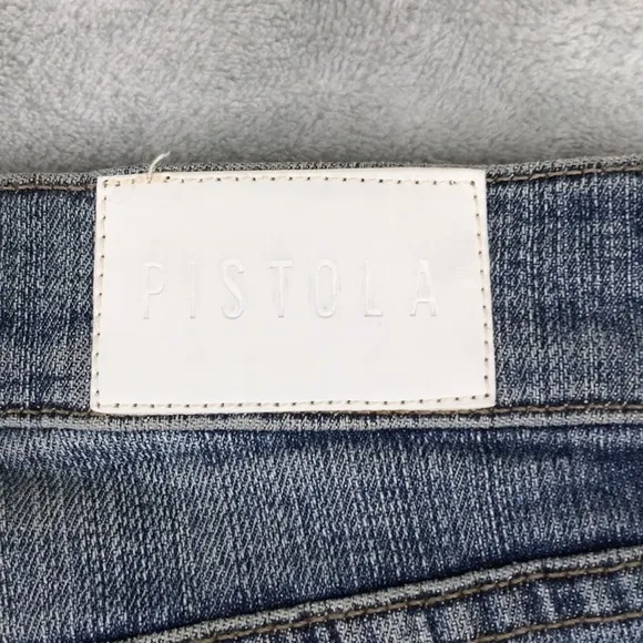 Pistola Aline High Rise Skinny Distressed Jeans Size 27 New