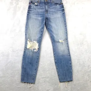 Pistola Aline High Rise Skinny Distressed Jeans Size 27 New