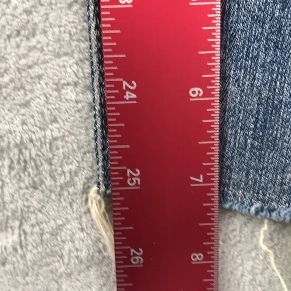 Pistola Aline High Rise Skinny Distressed Jeans Size 27 New