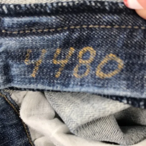 Pistola Aline High Rise Skinny Distressed Jeans Size 27 New