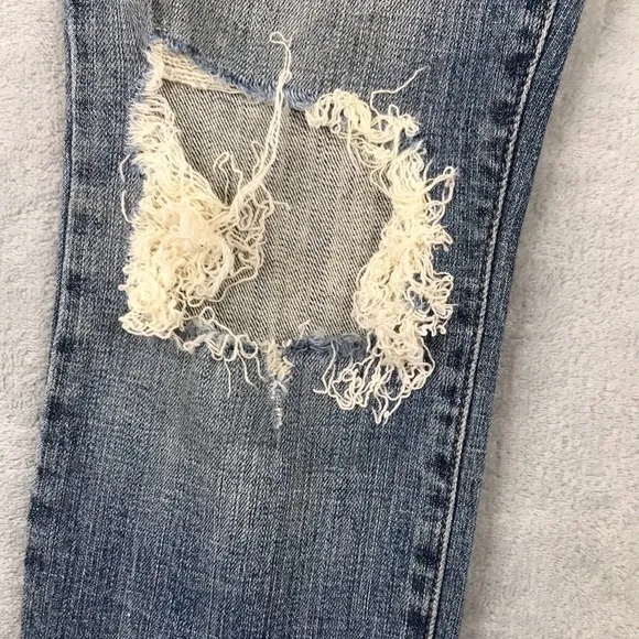 Pistola Aline High Rise Skinny Distressed Jeans Size 27 New