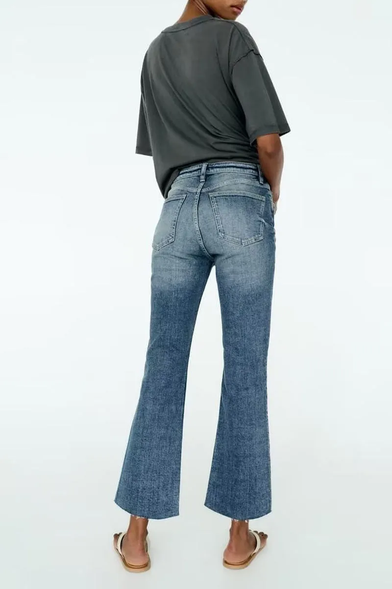 PK0457 Distressed Denim Jeans