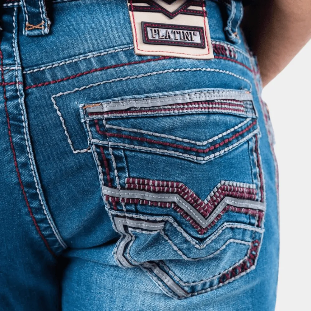Platini Fashion Men's Holt Cowboy Cut Jeans