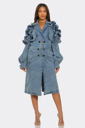 Plus Downtown Drapé Coat