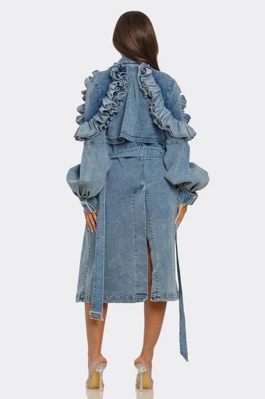 Plus Downtown Drapé Coat