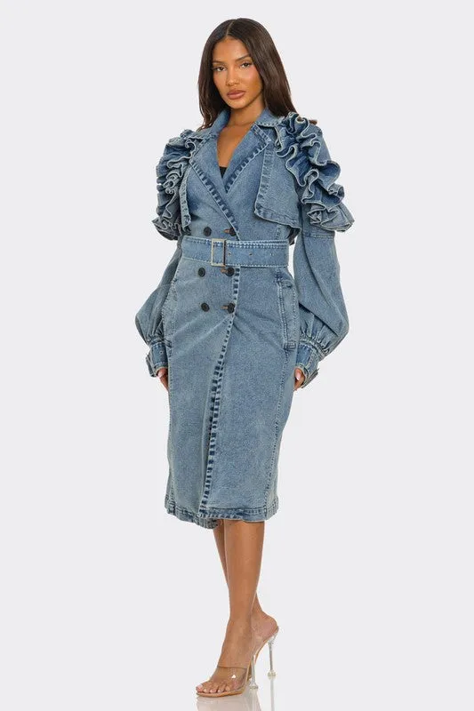 Plus Downtown Drapé Coat