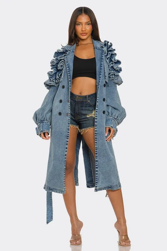 Plus Downtown Drapé Coat