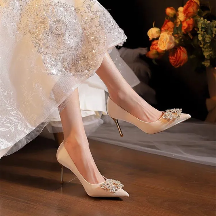 Pointed Toe High Stiletto Heels