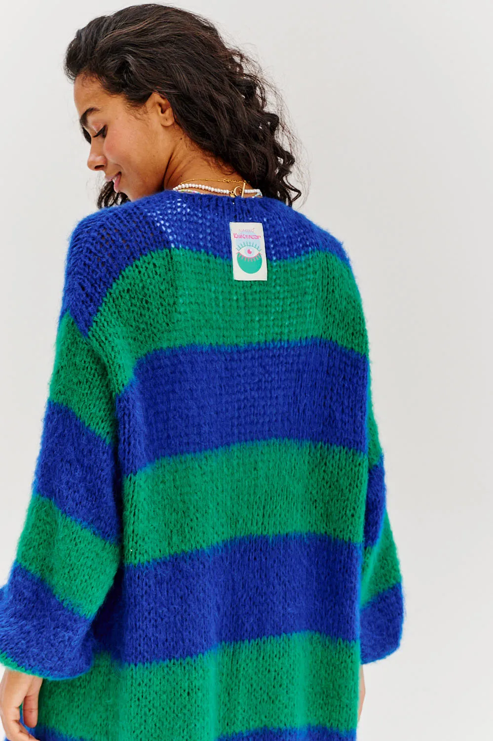 Pure Raindrop long cardigan