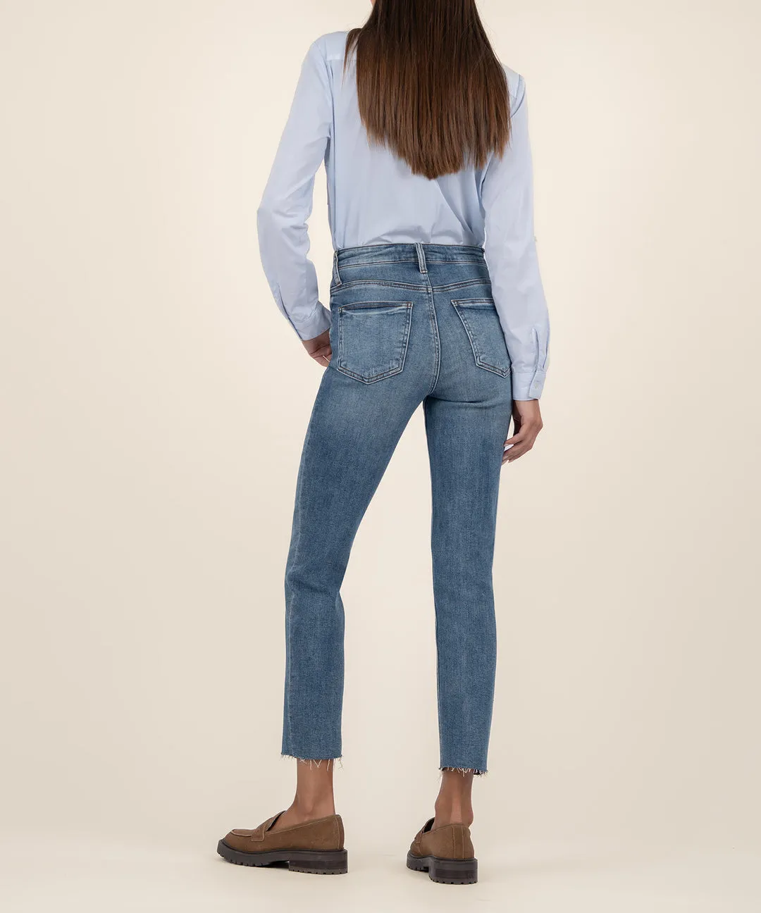 RACHAEL HIGH RISE FAB AB MOM / RAW-MAGICALLY
