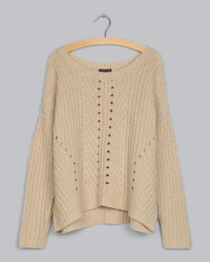 Recycled Cashmere Doubleknit Pullover