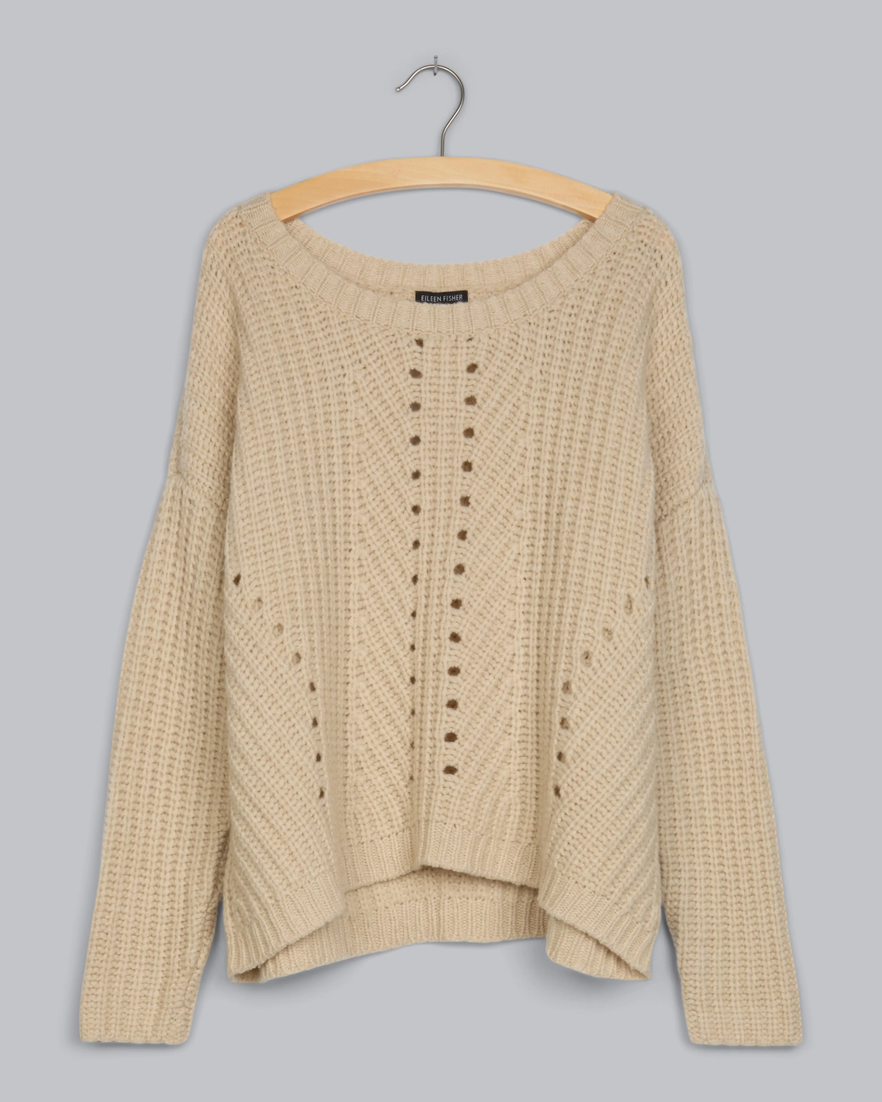Recycled Cashmere Doubleknit Pullover