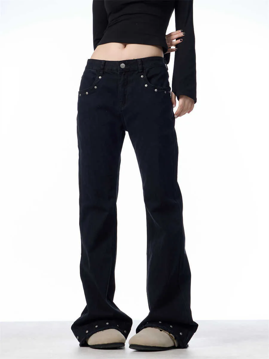 Retro High Waist Flared Jeans