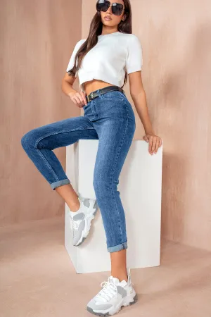 Samara Blue Mom Jeans