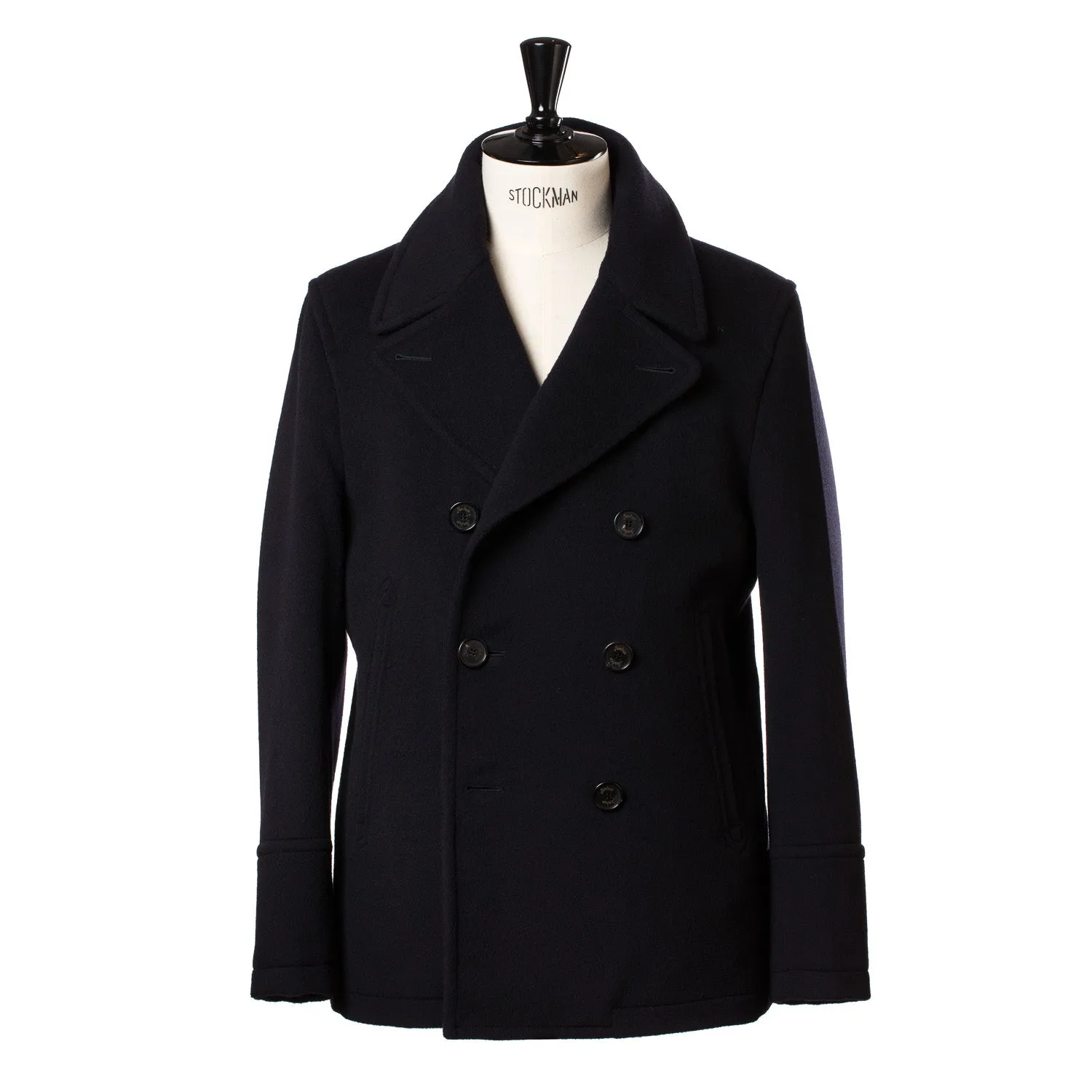 Sealup x MJ: Dunkelblaue Cabanjacke "Amalfi" aus reiner Wolle - Iconic Sealup