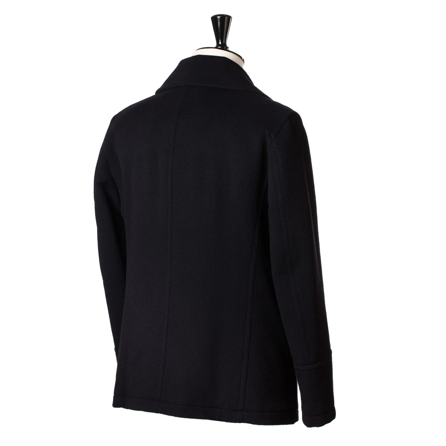 Sealup x MJ: Dunkelblaue Cabanjacke "Amalfi" aus reiner Wolle - Iconic Sealup