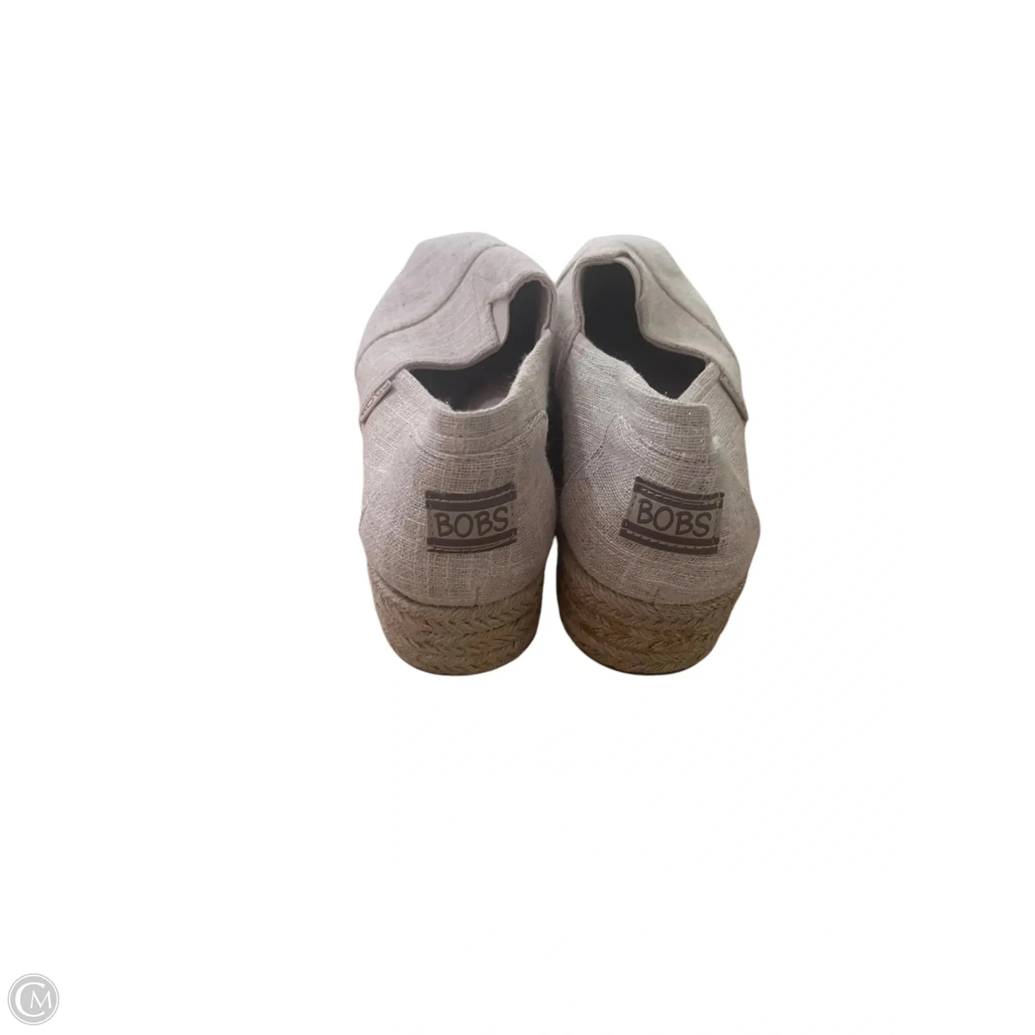 Shoes Heels Wedge By Bobs In Gold & Tan, Size: 8.5