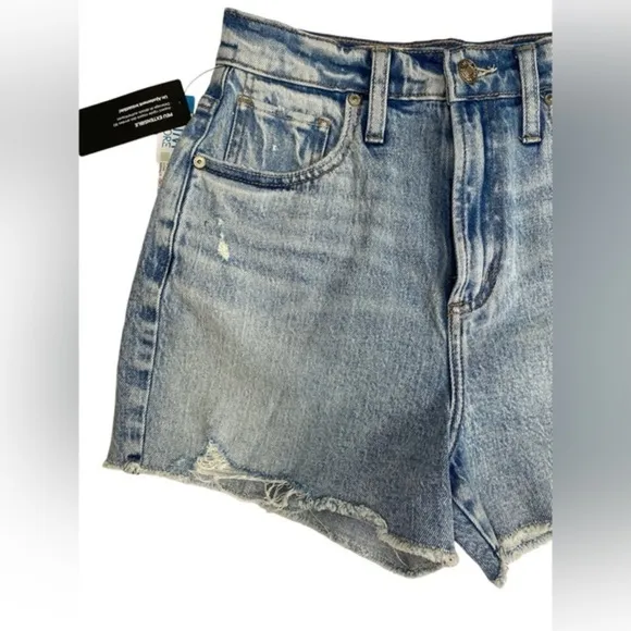 Silver Jeans Co. Highly Desirable High Rise Denim Shorts Blue W26 L3