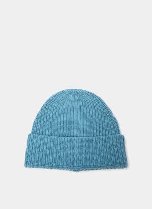 Single Fold Cashmere Beanie Dusk