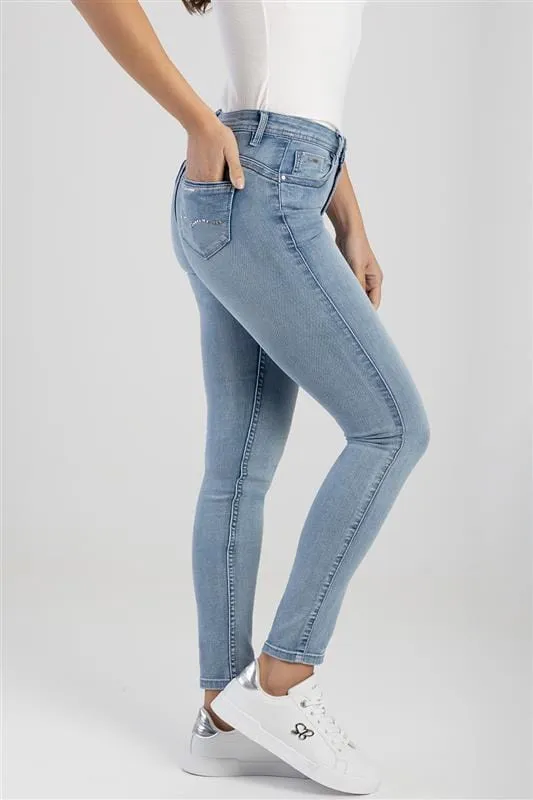 Sissy Boy Zoey Mid Waist Basic Skinny Light Vintage