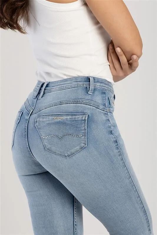 Sissy Boy Zoey Mid Waist Basic Skinny Light Vintage