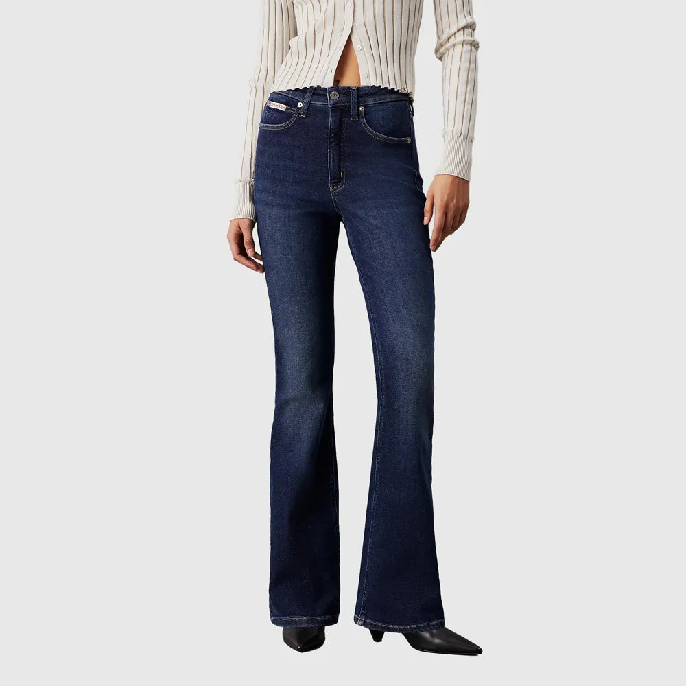 Skinny Bootcut Jeans - Denim Dark