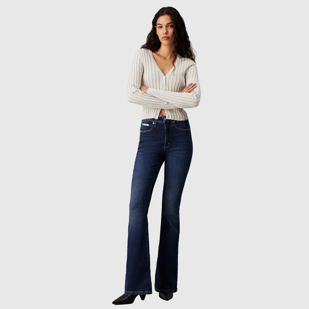 Skinny Bootcut Jeans - Denim Dark