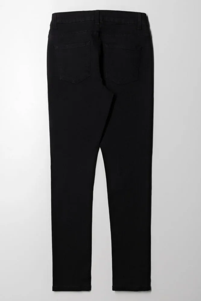 Skinny Denim Jeans Black