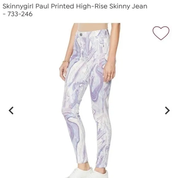 Skinnygirl Paul high-rise skinny jeans