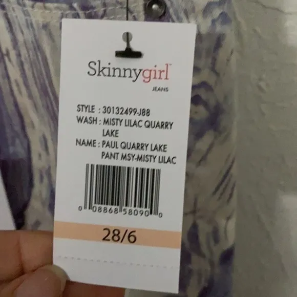 Skinnygirl Paul high-rise skinny jeans