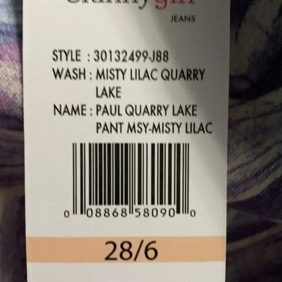 Skinnygirl Paul high-rise skinny jeans