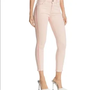 SKINNYGIRL SARAH SKINNY ANKLE PEACH SILK MID-RISE JEANS PANTS 29/8