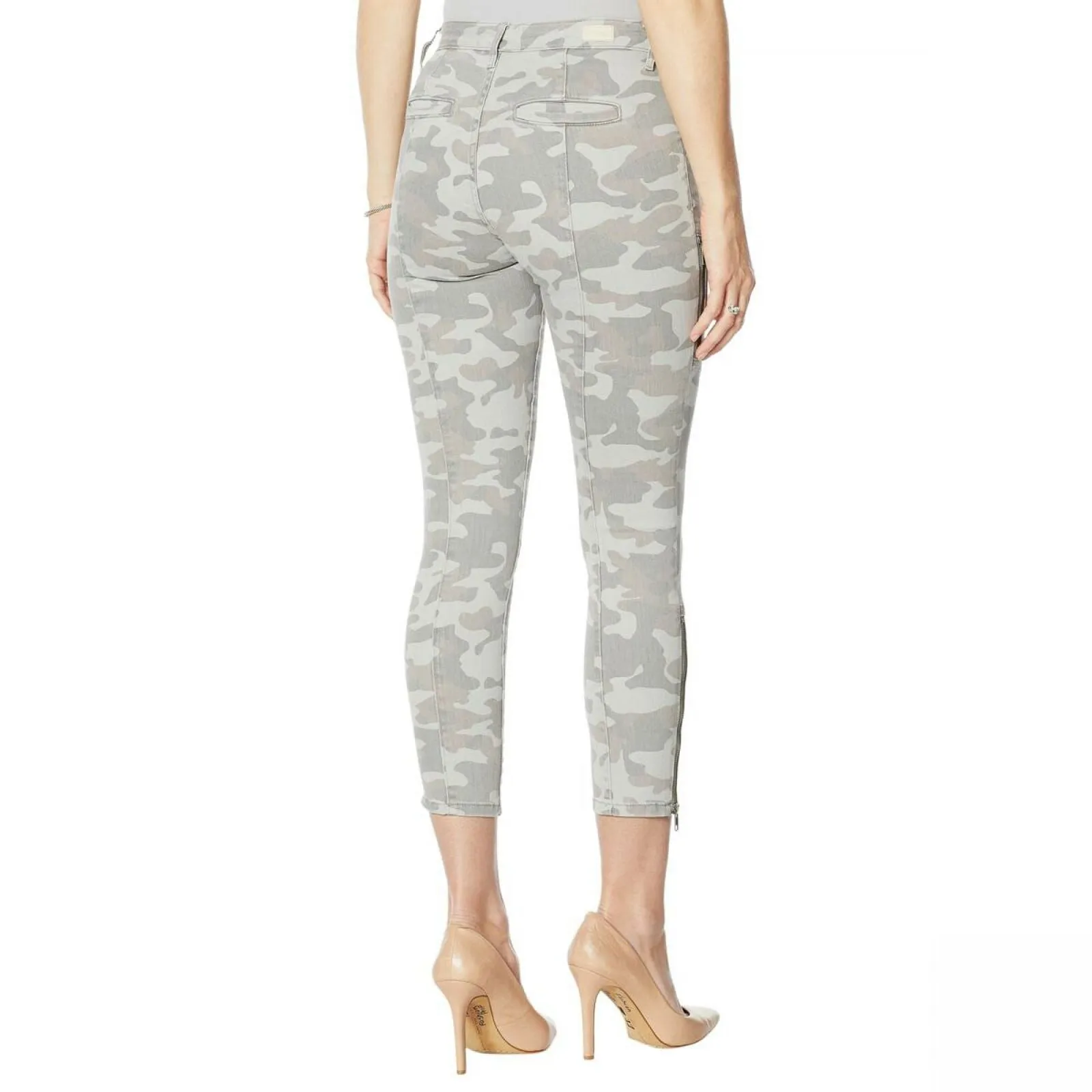 Skinnygirl Women's Todd Skinny Ankle Twill Jeans With Seams
