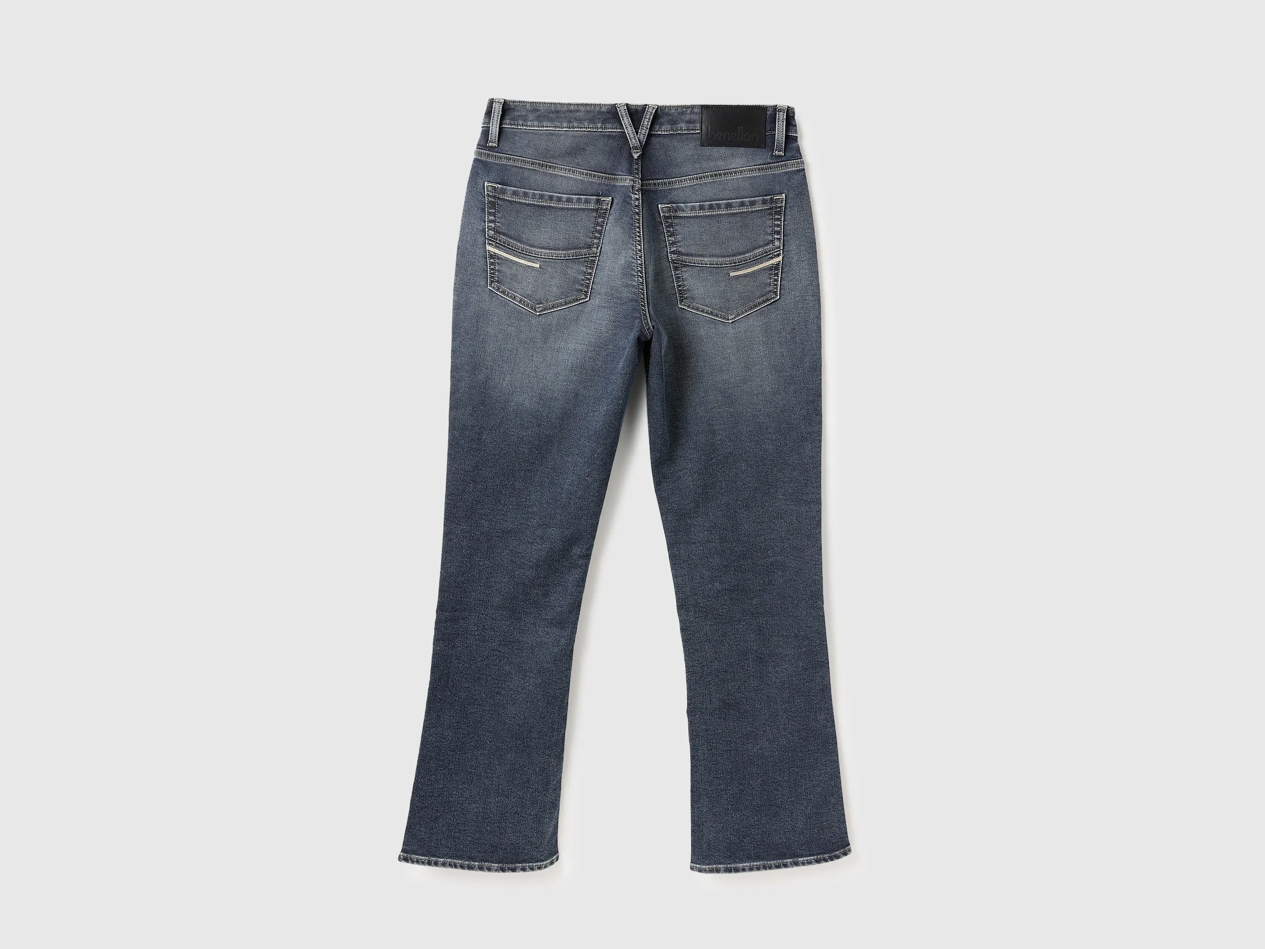 Solid Bootcut Fit Jeans