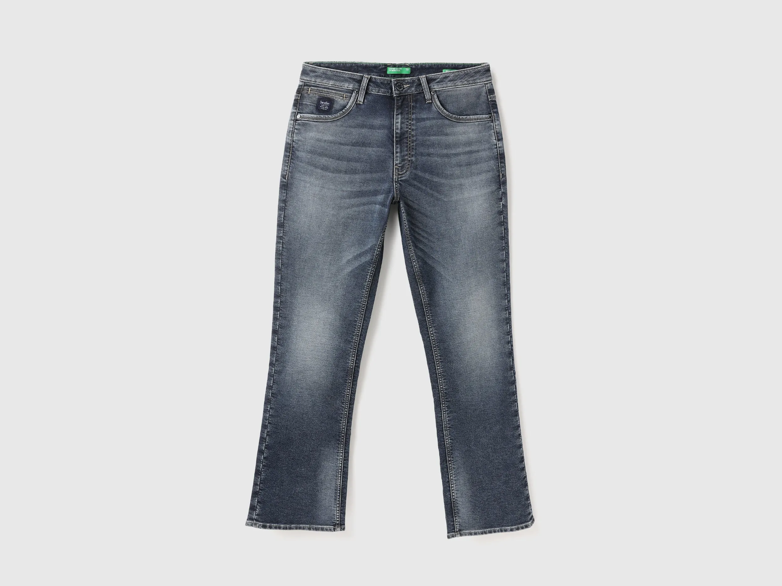 Solid Bootcut Fit Jeans