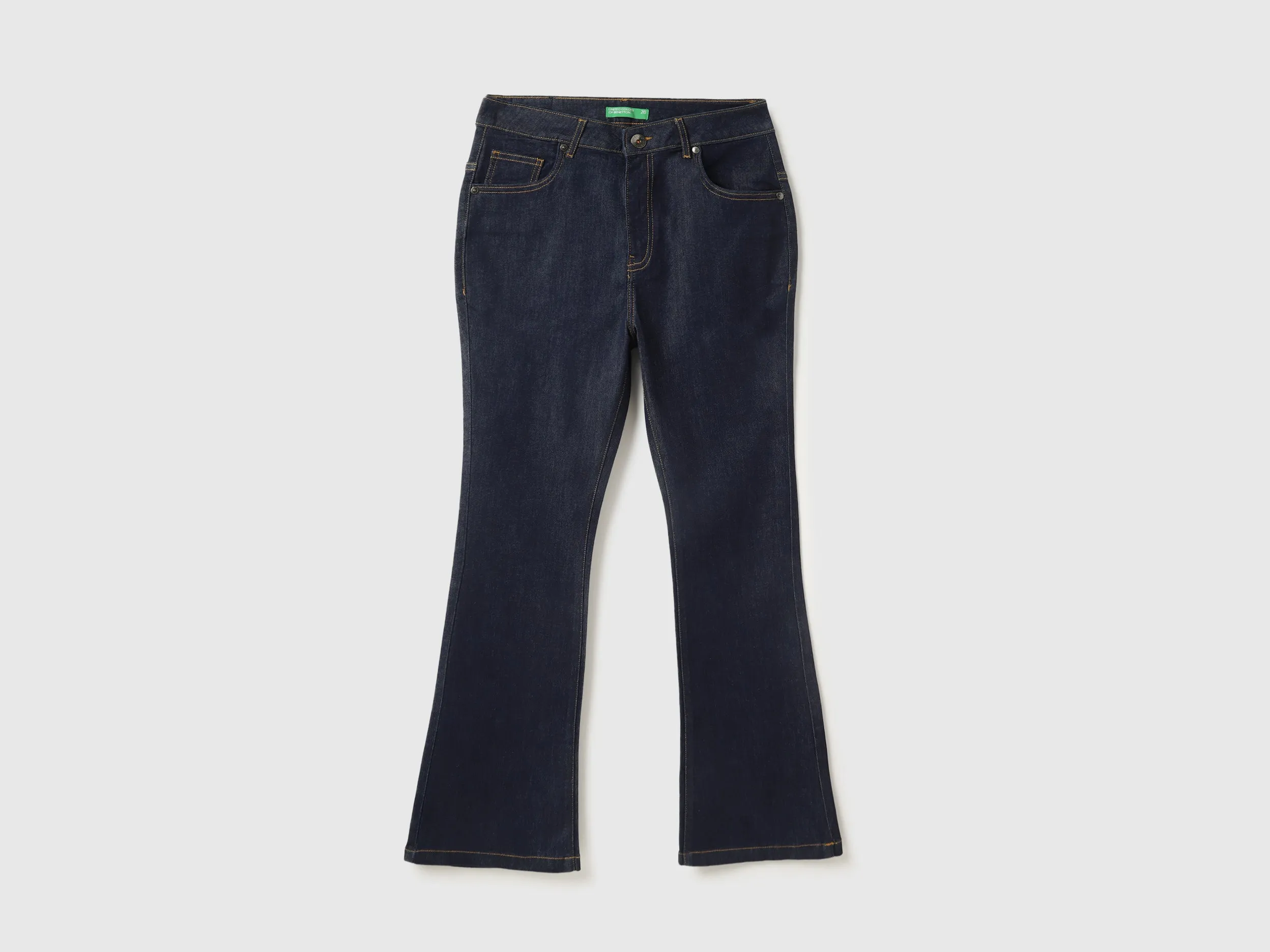 Solid Bootcut Fit Jeans
