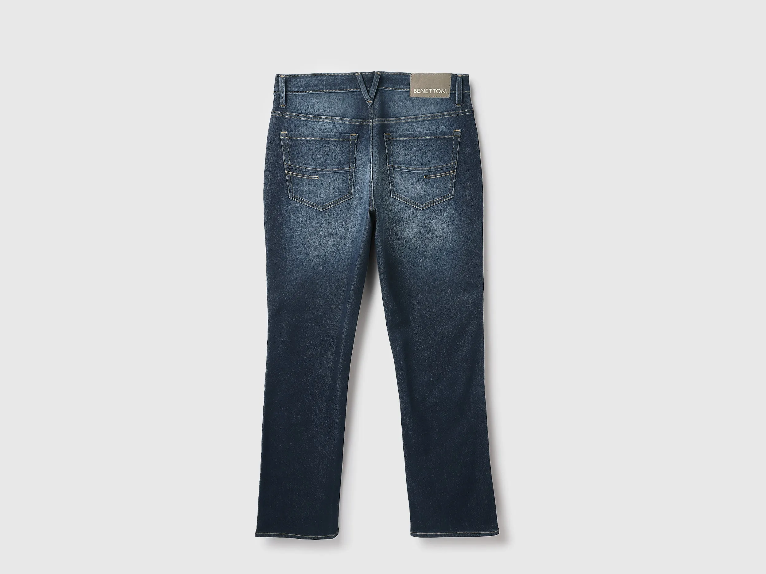 Solid Bootcut Fit Jeans