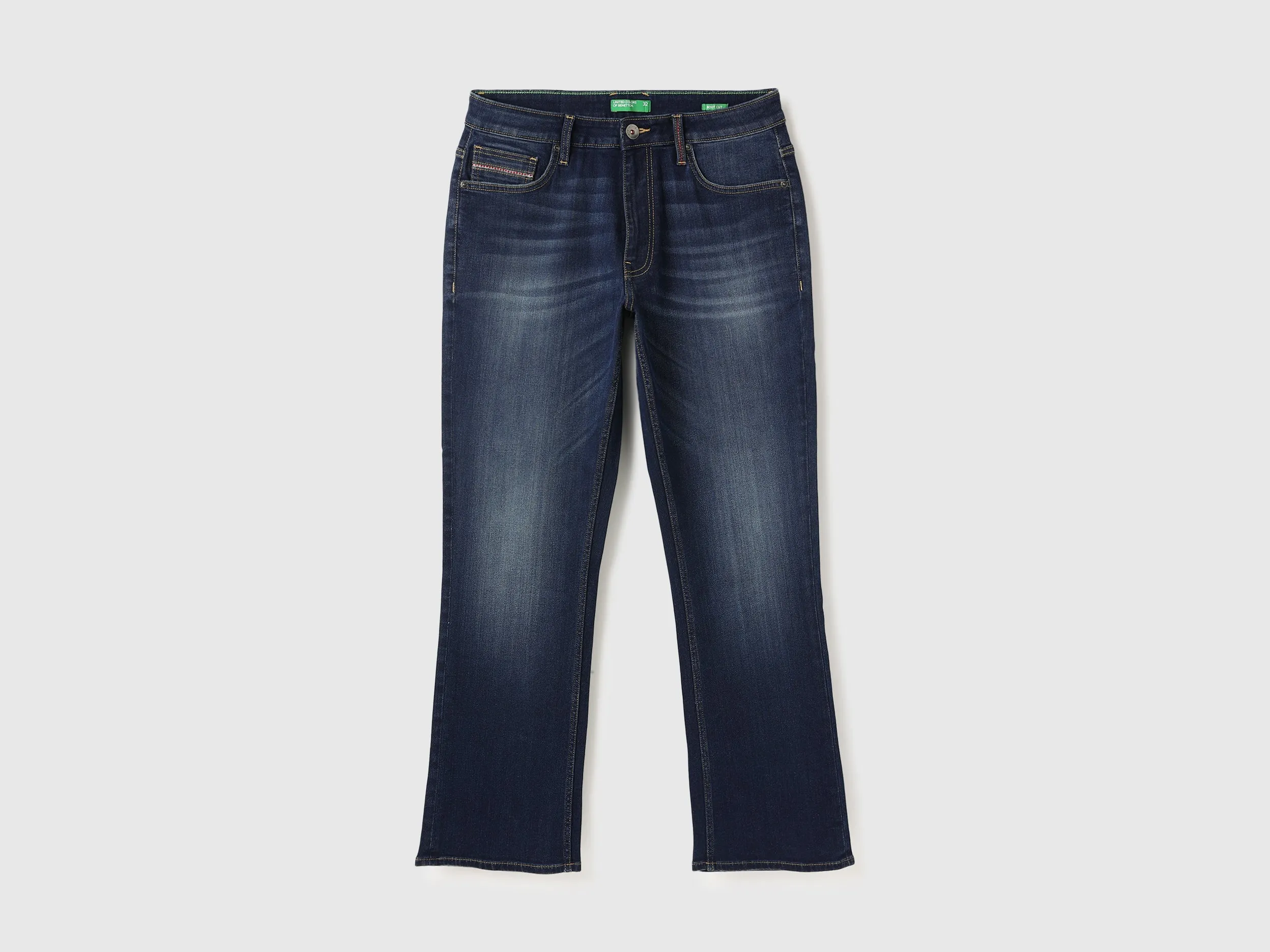 Solid Bootcut Fit Jeans
