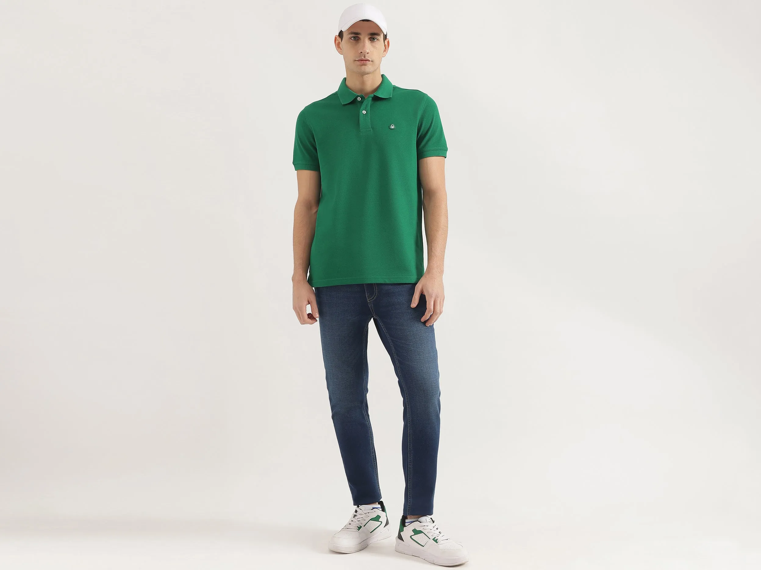 Solid Low Crotch Fit Jeans