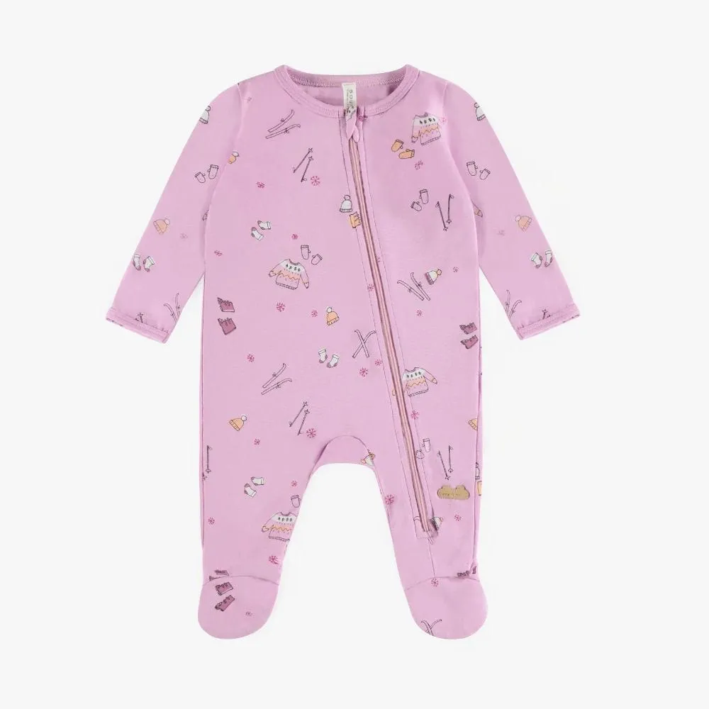Souris Mini Ski Sleeper - Mauve