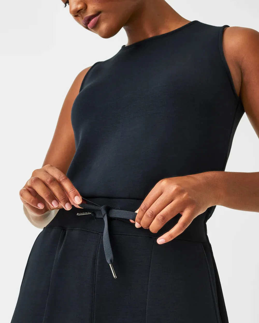 SPANX | AirEssentials Sleeveless Jumpsuit {Very Black}