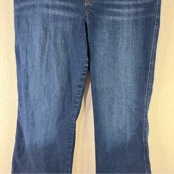Spanx High Waisted Flare Jeans in Midnight Shade Blue