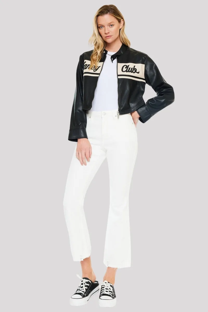 Sunny High Rise Crop Bootcut Jean