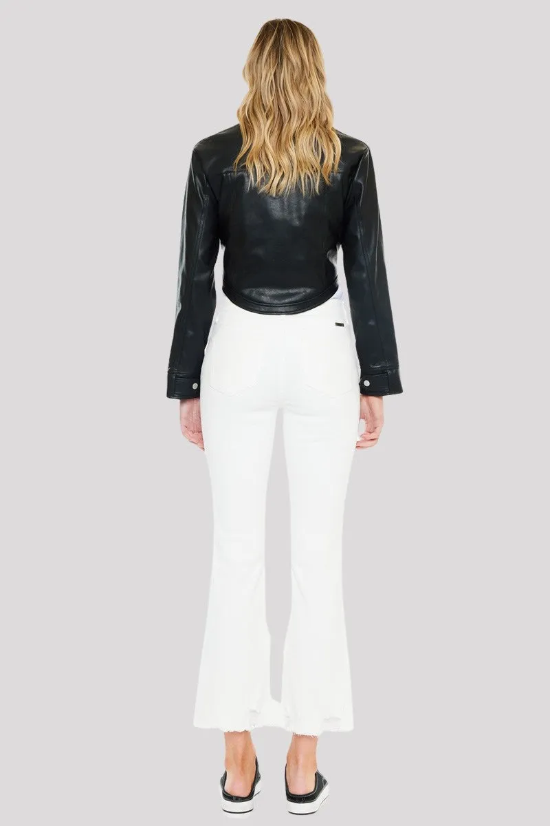 Sunny High Rise Crop Bootcut Jean