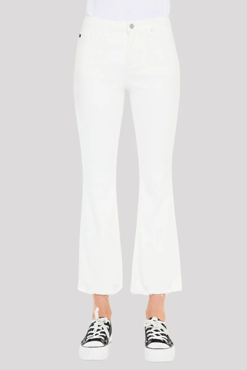 Sunny High Rise Crop Bootcut Jean