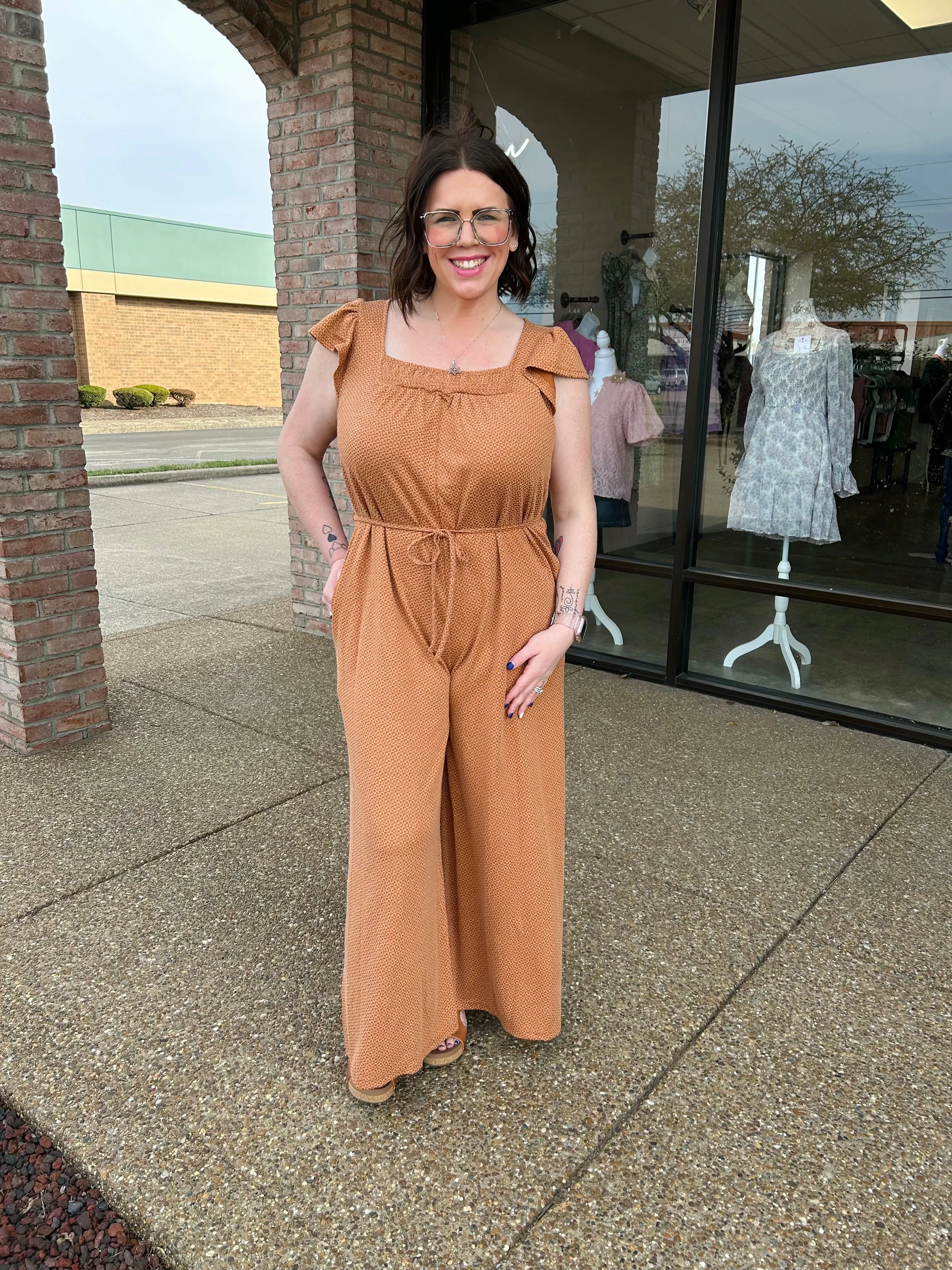 Sunset Wide Leg Jumpsuit